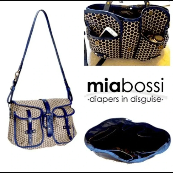 Handbags - Mia Bossi Black Reese Diaper Bag